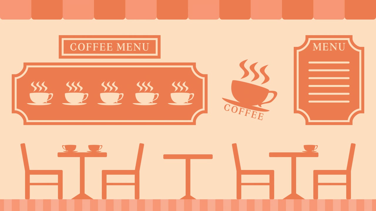 Kaffebar Interiør og Velkomstskilt