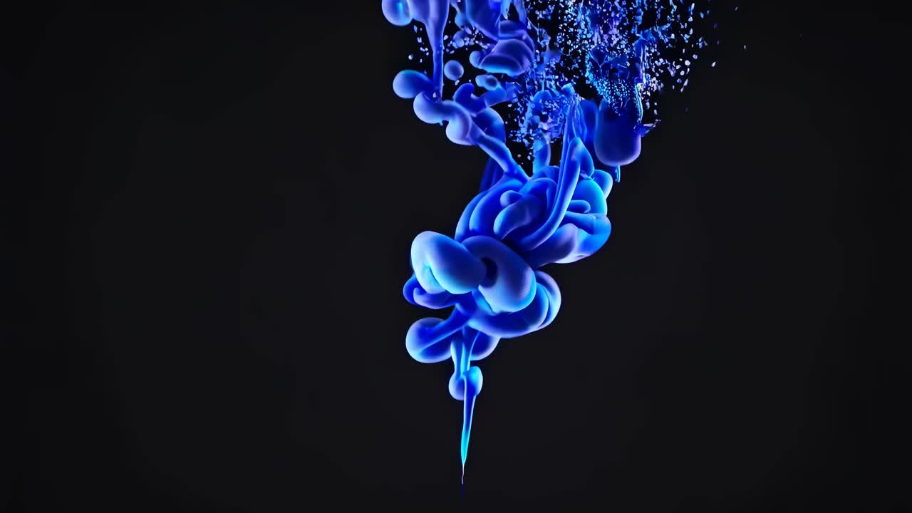 explosión de tinta abstracta