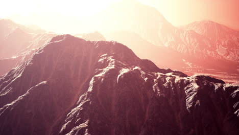morning fog in desert sinai