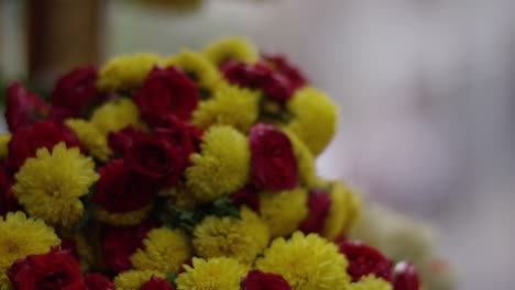 traditional asian flowers on the market