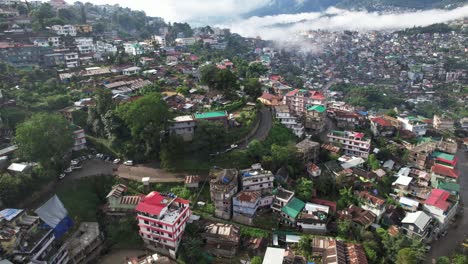 following a car in a hill station