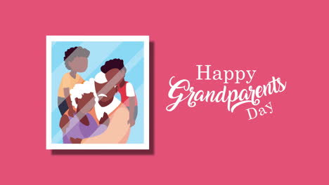 happy grandparents day lettering