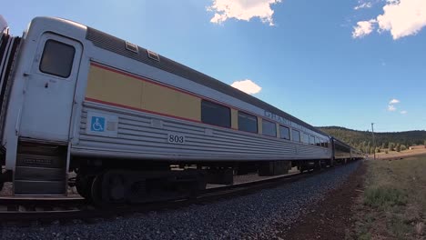 the grand canyon express give train rides to tourist wishing to see the grand canyon, williams arizona.