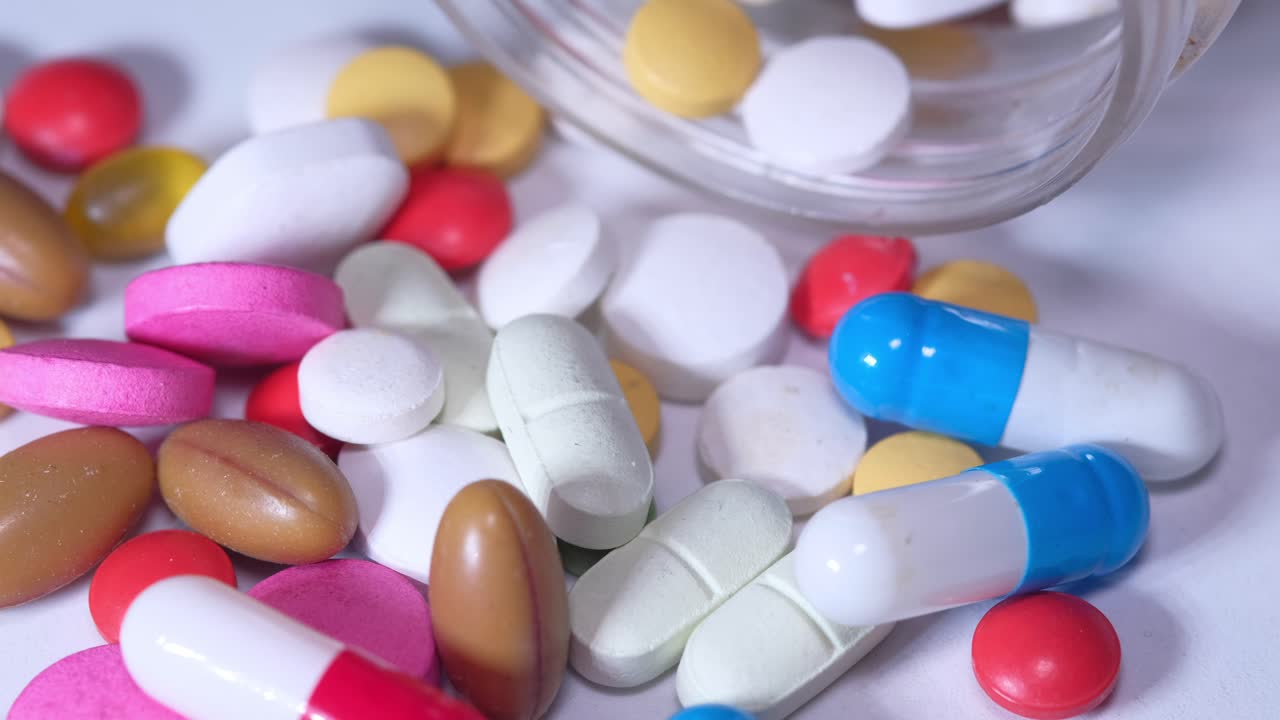 Assorted Pills and Capsules