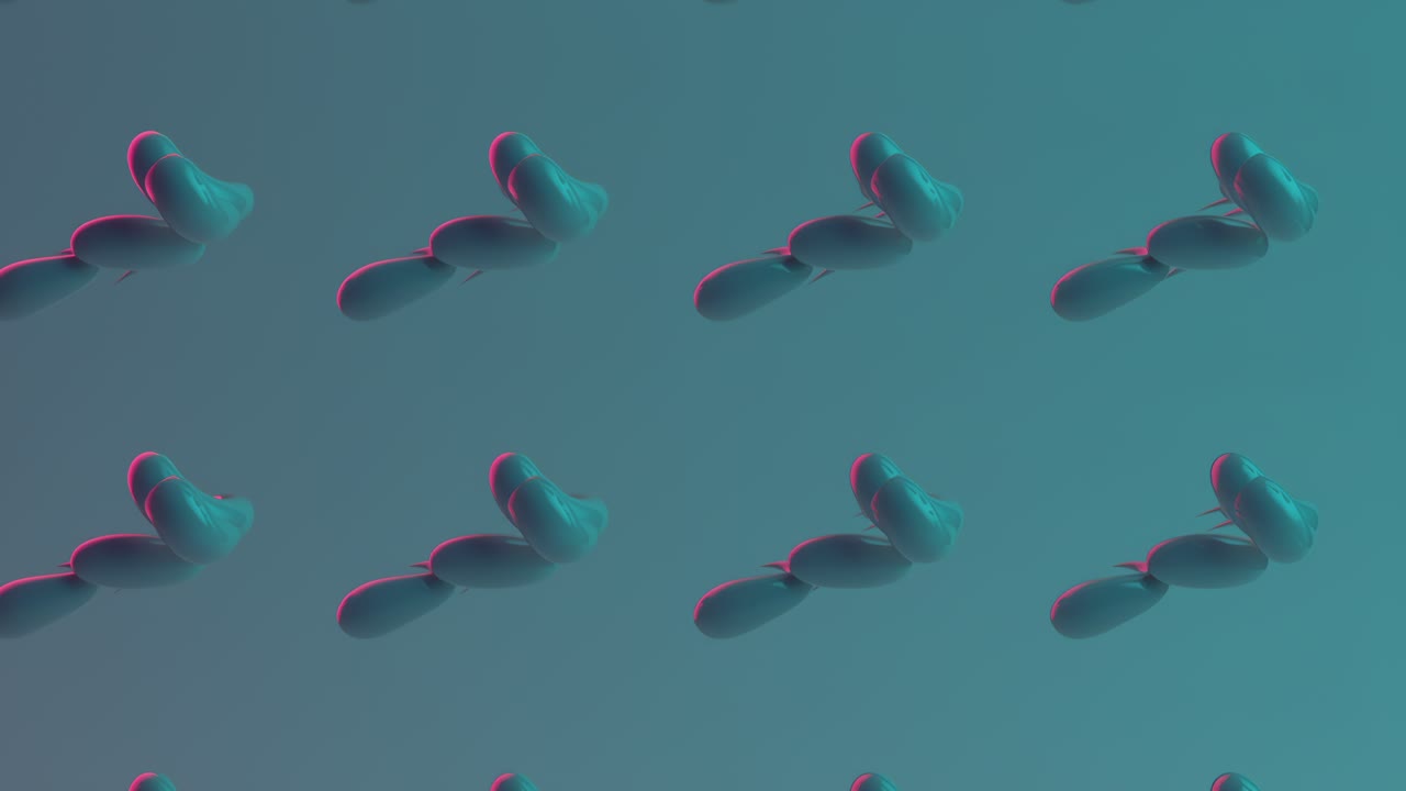Abstract Neon Geometric Pattern