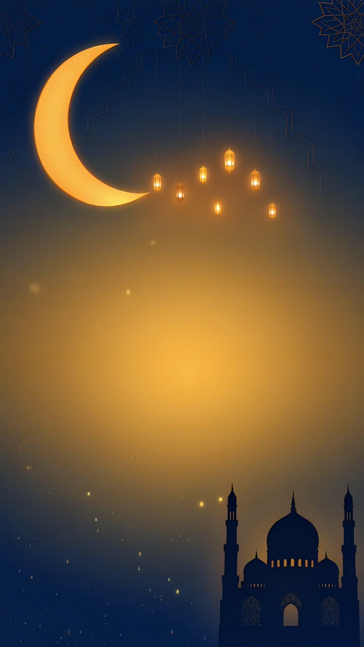 Eid al-Adha Moschea Sfondo islamico 4K