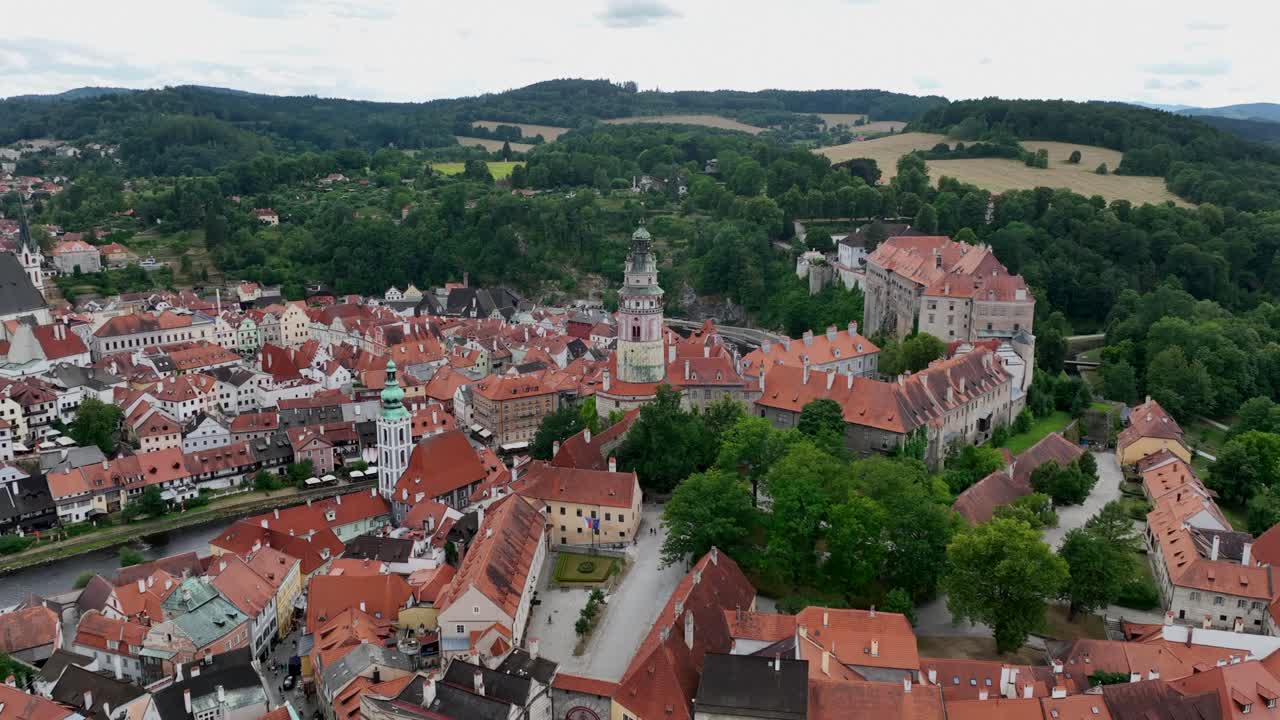 Český Krumlov, Boêmia do Sul, Chéquia, Julho de 2023