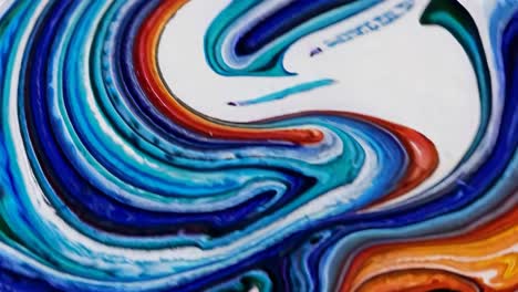 abstract marbled fluid art