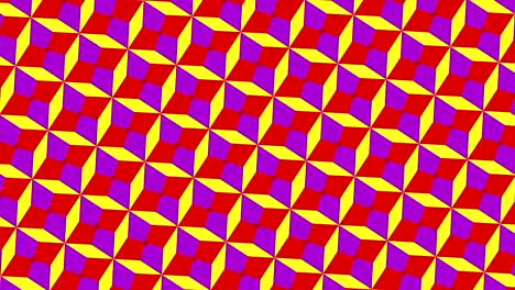 patrón gráfico que cambia rápidamente de color a medida que gira en el sentido de las agujas del reloj y luego en el sentido contrario, creando un efecto hipnótico y estroboscópico.