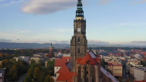 swidnica city and old church