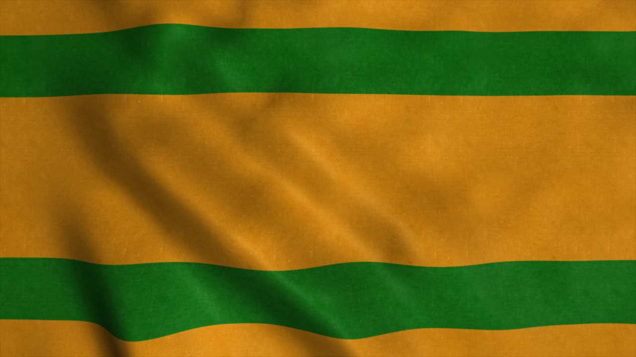 bandera de naranjito, ciudad de puerto rico, ondeando en el viento. fondo de bandera realista