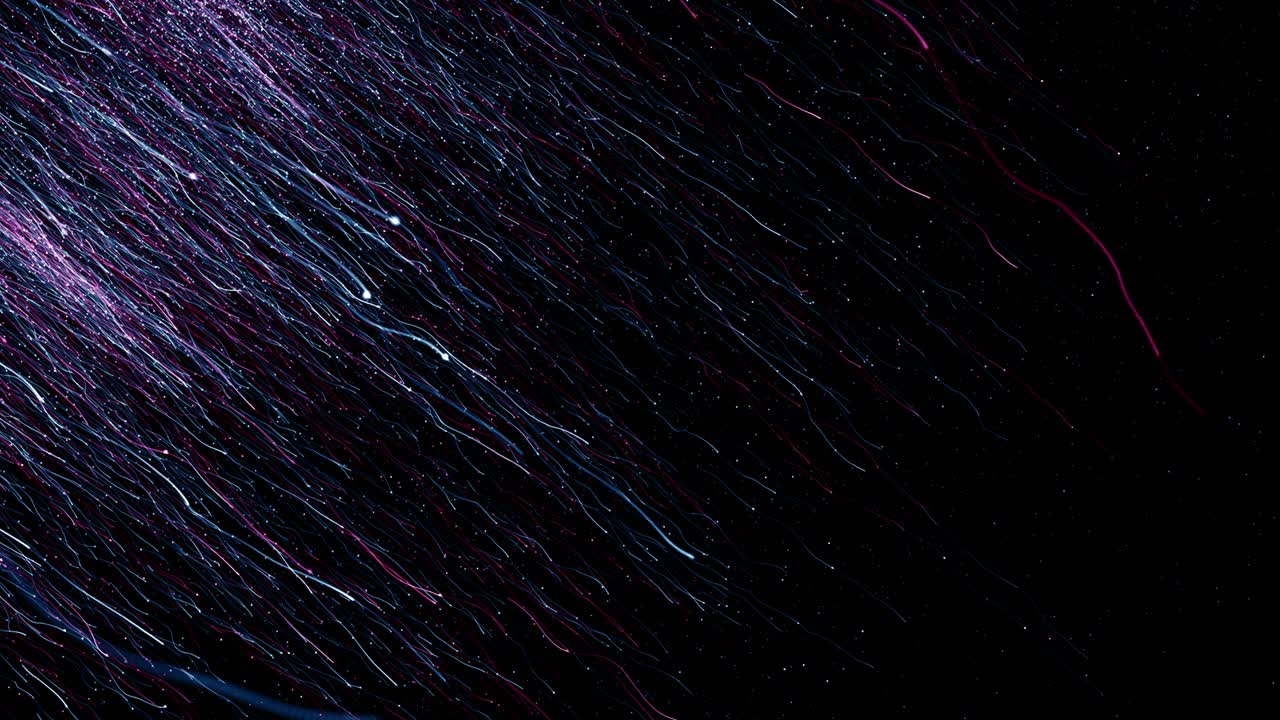 Particles blue pink event game trailer titles cinematic concert stage background loop