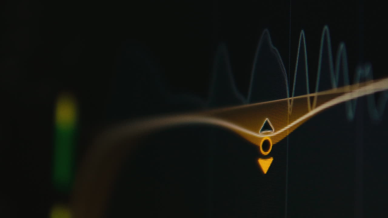 punto de control en una curva en el software de clasificación de corrección de color para la edición profesional