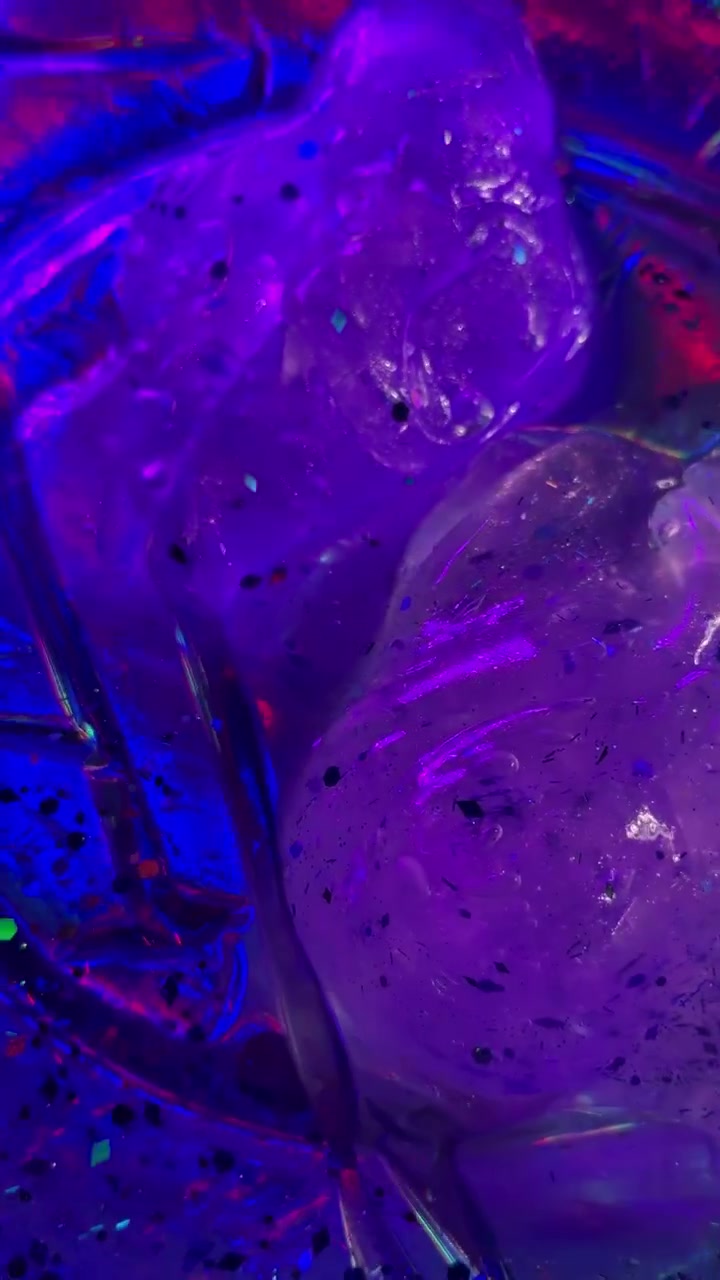 Collage di texture di slime glitterato