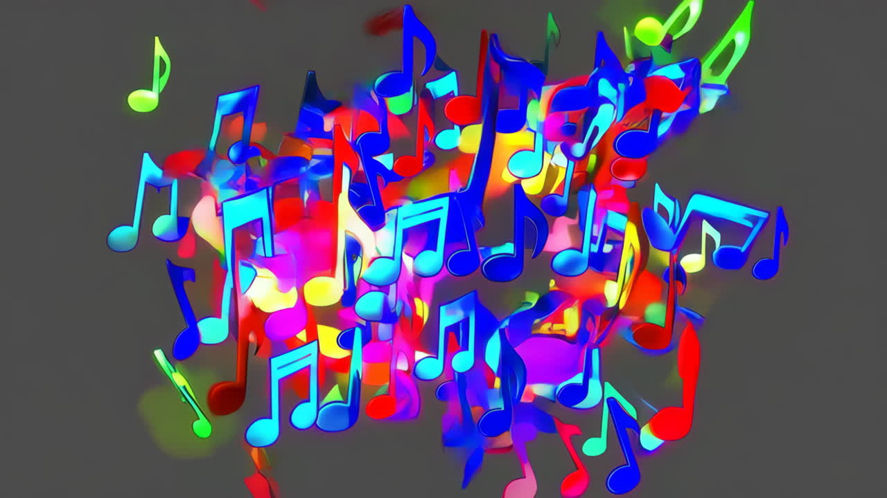 다채로운 음악 음표