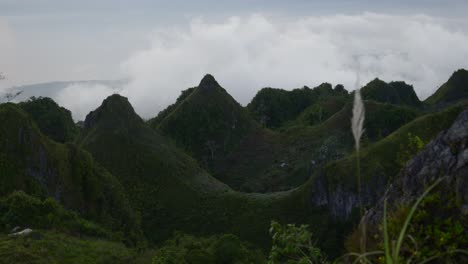 majestic mountain landscape on the osmeña peak in cebu, philippines