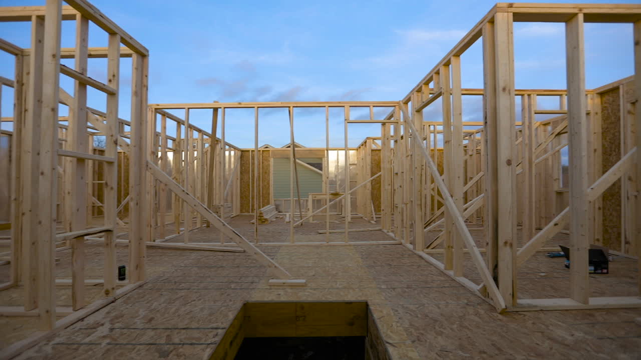 casa de nueva construcción - panorámica alrededor del piso superior