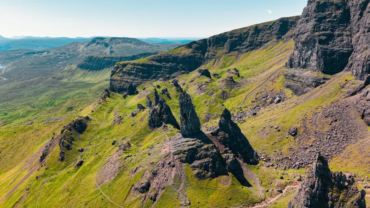 Scenic View of the Old Man of Storr, Isle of Skye