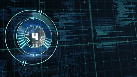 cuenta atrás y procesamiento de datos