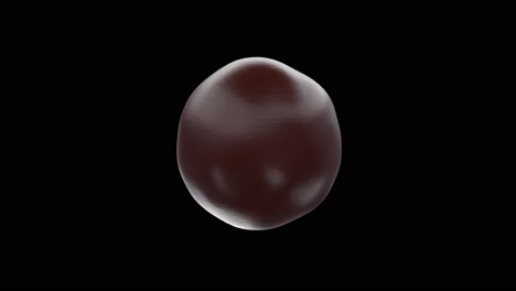 dark brown sphere