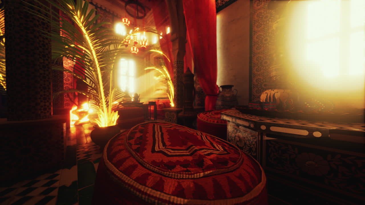 모로코 인테리어 디자인 - 고급스러운 궁전 스타일