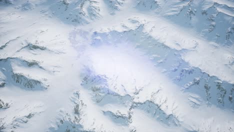 terreno cubierto de nieve