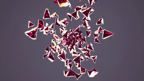 abstract gem fractal design