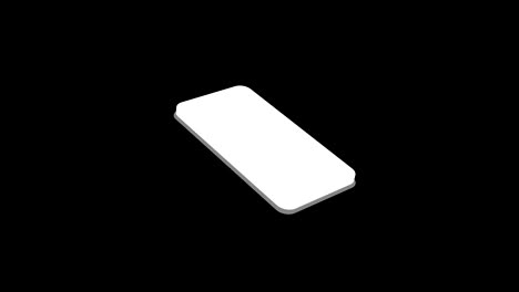 isometric concept smartphone with social network