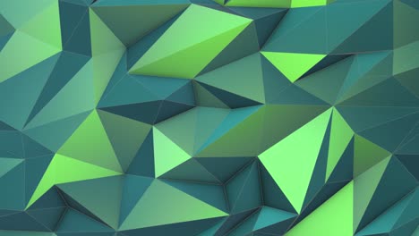 fondo de polí triángulo verde abstracto bajo