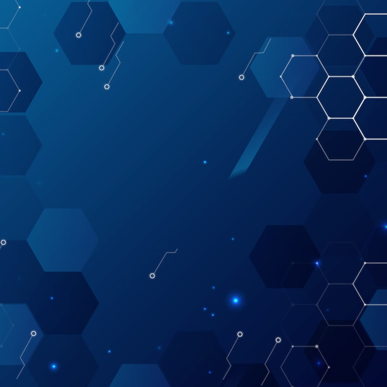Abstract Hexagonal Technology Background