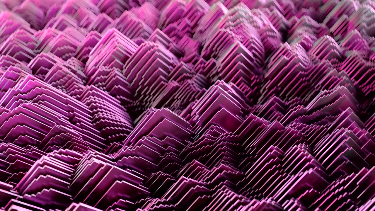 Abstract Waveform. 4K UHD animation.