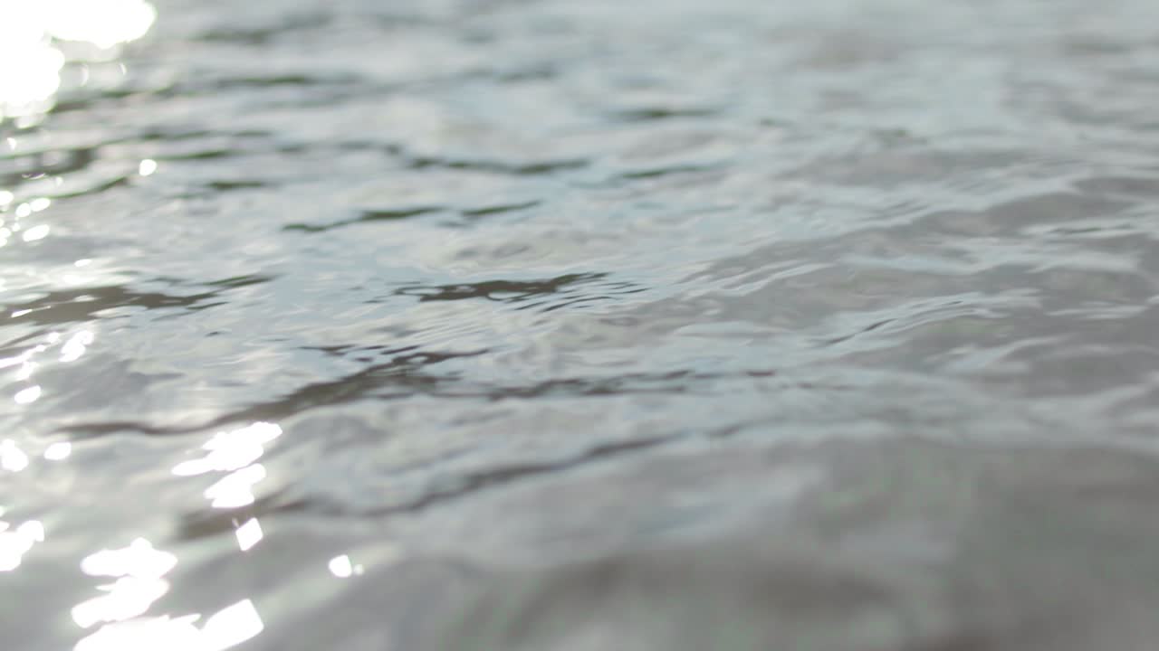 물 표면에 대한 빛 파동