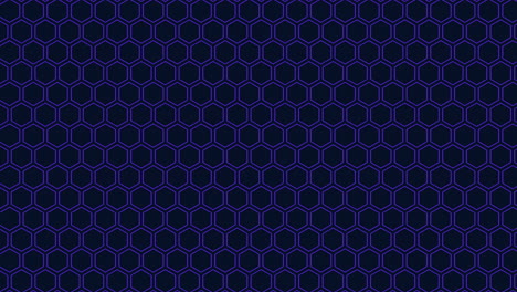 azulejos hexagonales patrón azul y negro de hexágonos interconectados