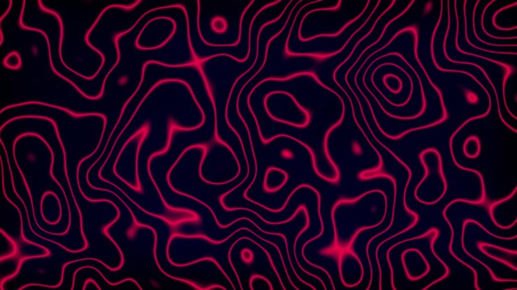 Abstract Colorful Design Colorful Swirl Texture Background. Pink liquid waves corporate abstract motion background. Seamless loop. Motion shapes Outline Border. Wave stripes. Video animation VJ, 4K