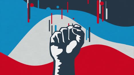 el puño de protesta