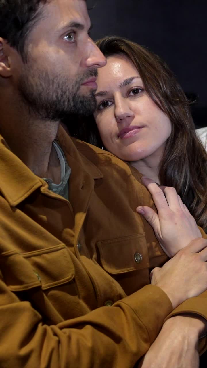 Couple sharing a kiss