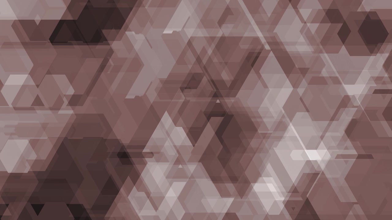 abstract design of overlapping brown triangle and hexagon shapes, perfect for a seamless looping motion graphics geometric background