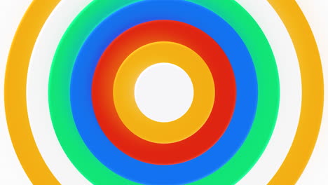 Colorful Concentric Circles