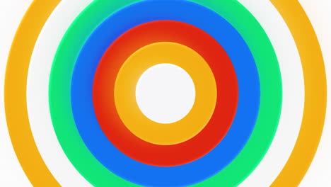 colorful concentric circles