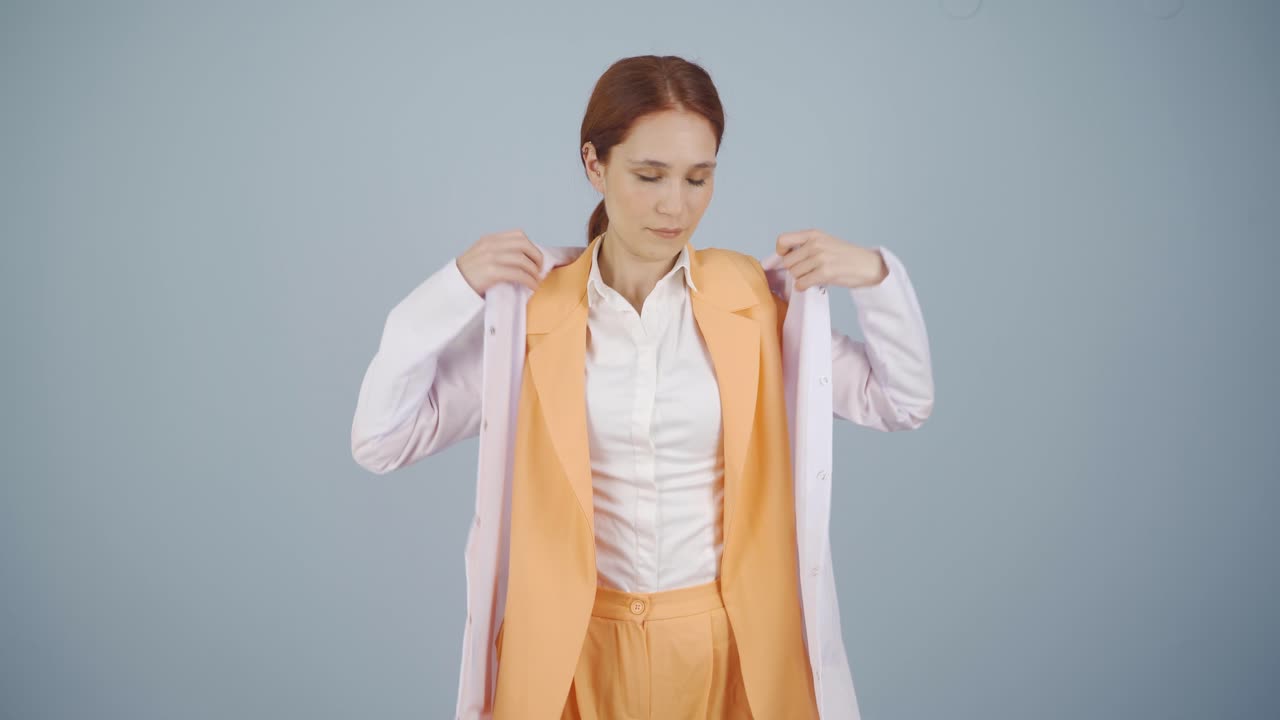 Doctor and doctor's coat.