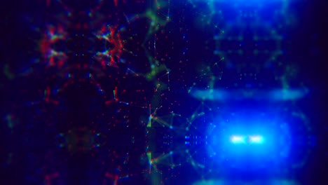 4k abstract particles background animation