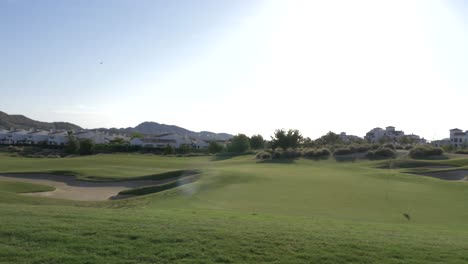 Campo-De-Golf-Panorámico-A-La-Derecha---El-Valle-Golf-Resort,-Murcia,-España