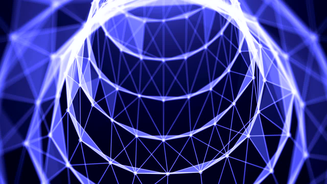 viaje en túnel de datos. velocidad de movimiento dentro del cable de fibra óptica. fondo abstracto