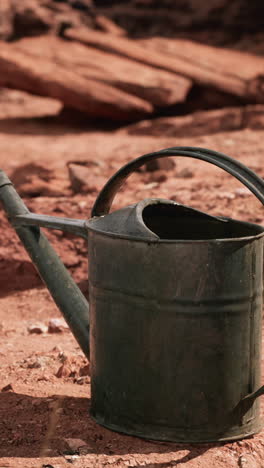 watering can in the desert