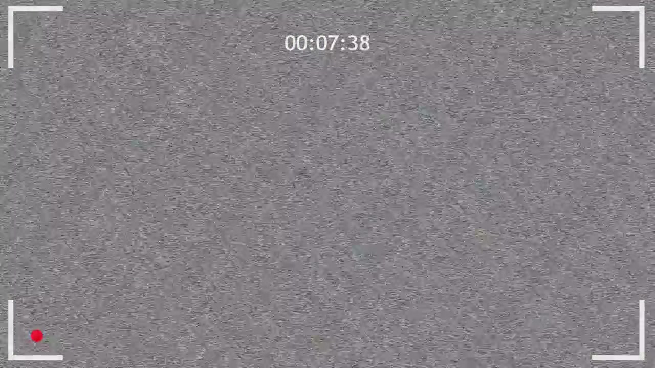 Television Static Noise with Recording Overlay