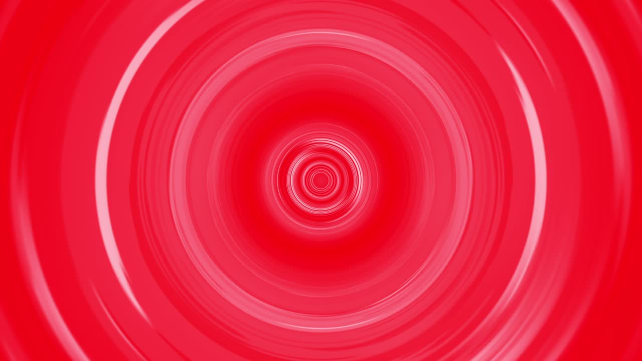 추상적인 핑크색 은 배경과 빠르게 움직이는 동심 원. 밝은 빛 미래의 반지. 모션 그래픽 원은 벽을 조명합니다. 빠른 움직임 추상적인 원형 반지 기술.