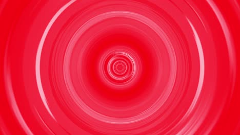 fondo rojo rosa abstracto con círculos concéntricos de movimiento rápido. los anillos futuristas de luz brillante. círculos gráficos de movimiento iluminan las paredes. movimiento rápido tecnología de anillo circular abstracto.