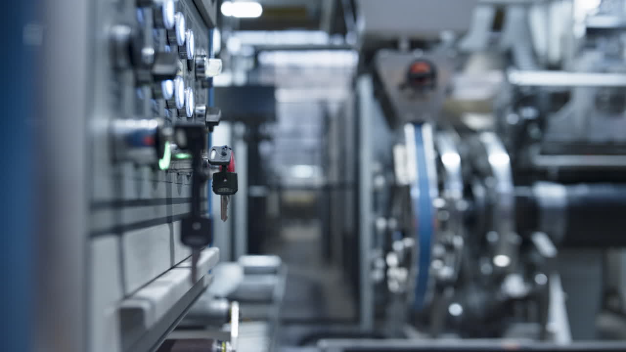 テクノロジー工場の労働者によって動作するタイヤ生産の現代的な機械