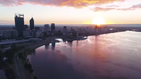 aerial views in perth, western australia