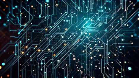 abstract circuit board design